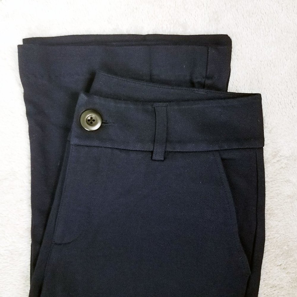CAbi Women's Navy Blue Wide Leg Slacks Pants